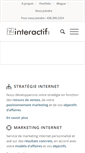 Mobile Screenshot of interactif.com
